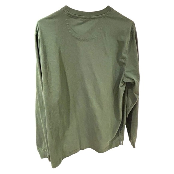 GREG NORMAN MENS LARGE PLAY DRY LONG SLEEVE GREEN BREATHABLE STRETCH T-SHIRT - Picture 5 of 5